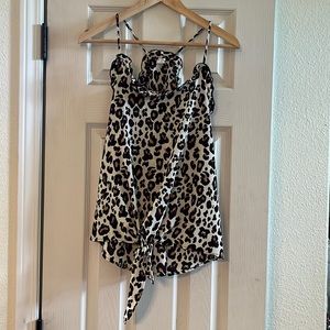Cheetah print cami